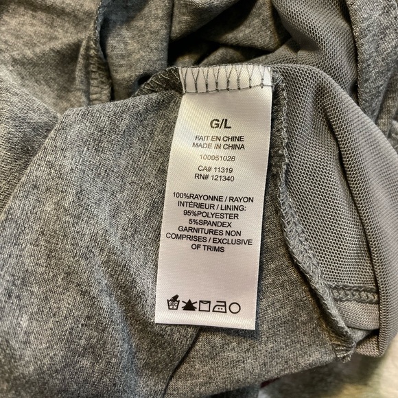 Dynamite V-Neck Clean Finish Loose Tee - Picture 4 of 5